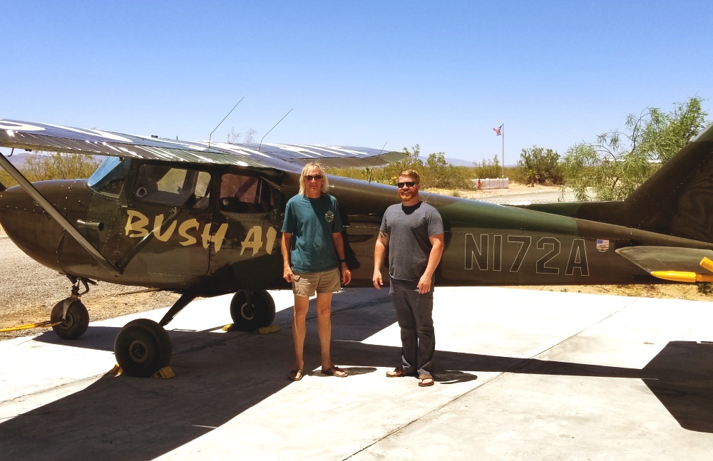 Advanced Bush and Mountain flying course. CC Pocock with Dan Rice and the Bush Air C172